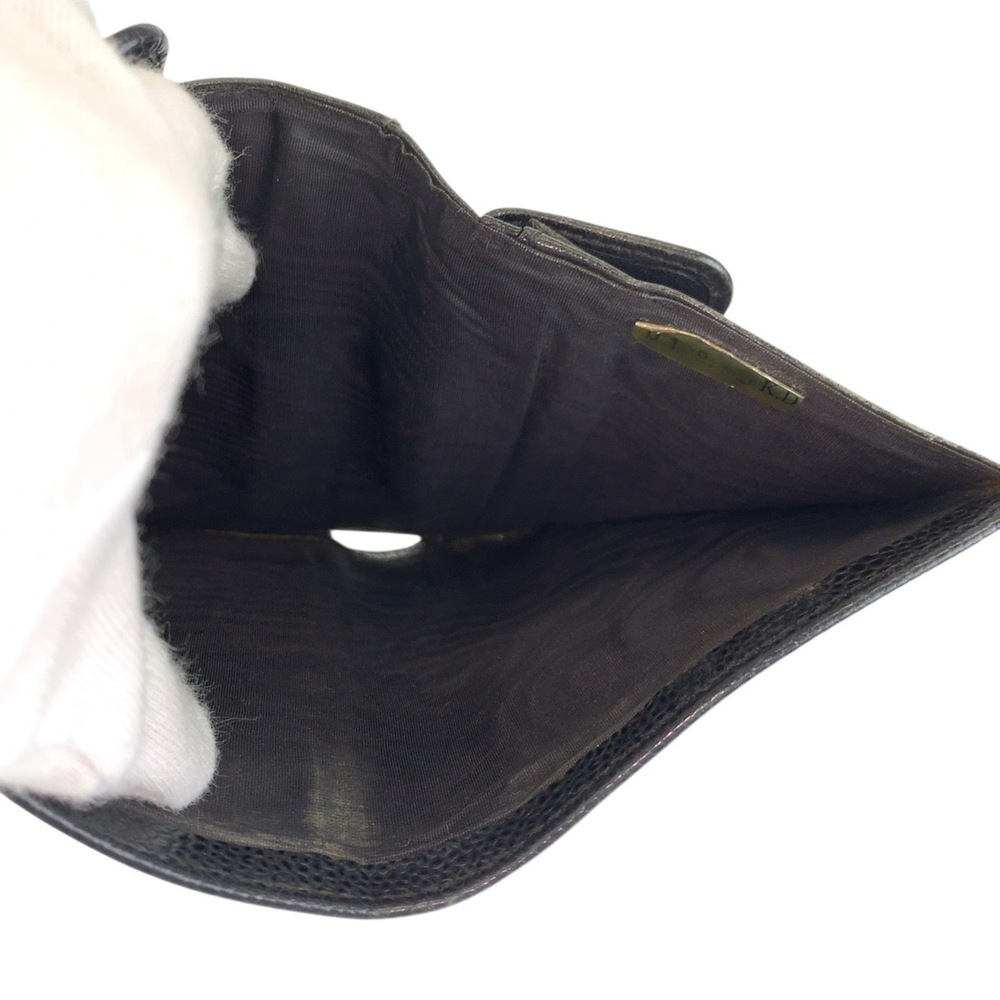 CHANEL Black Leather Logo Wallet - Picture 6 of 10